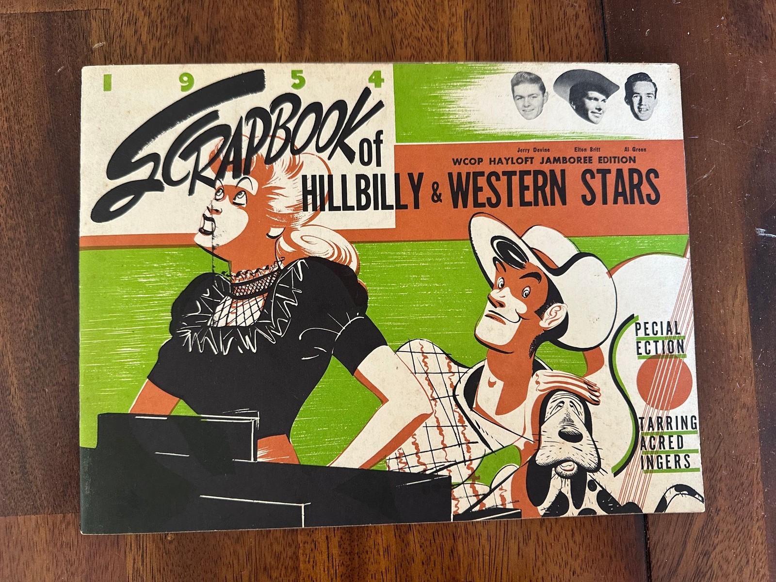 Scrapbook Hillbilly & Western Stars 1954 Vintage Music Photo Album Collectible