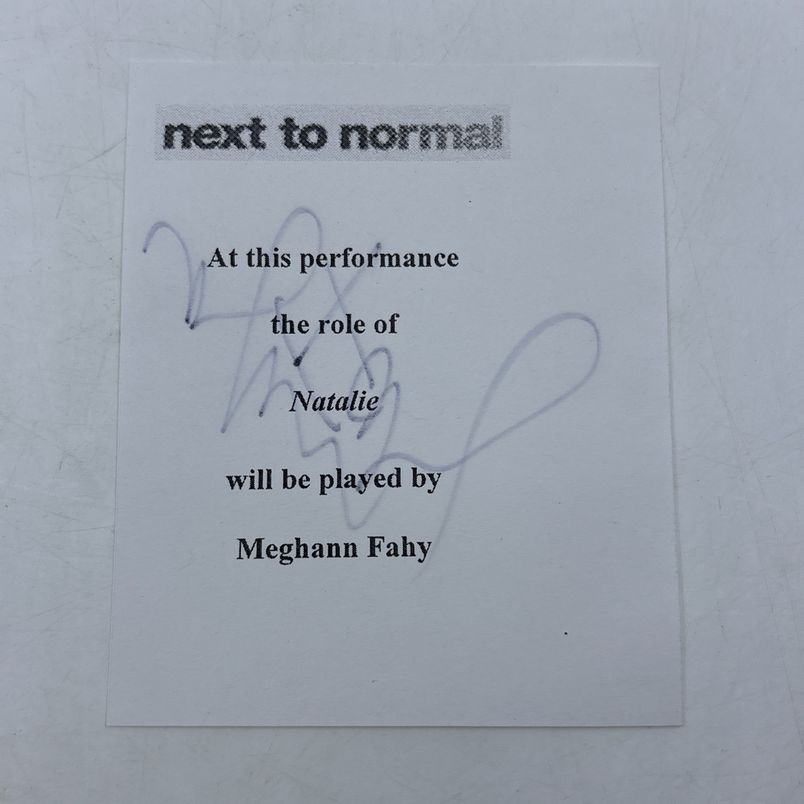 Next To Normal Broadway Bundle Signed Playbill Souvenir Book & Vocal Selections