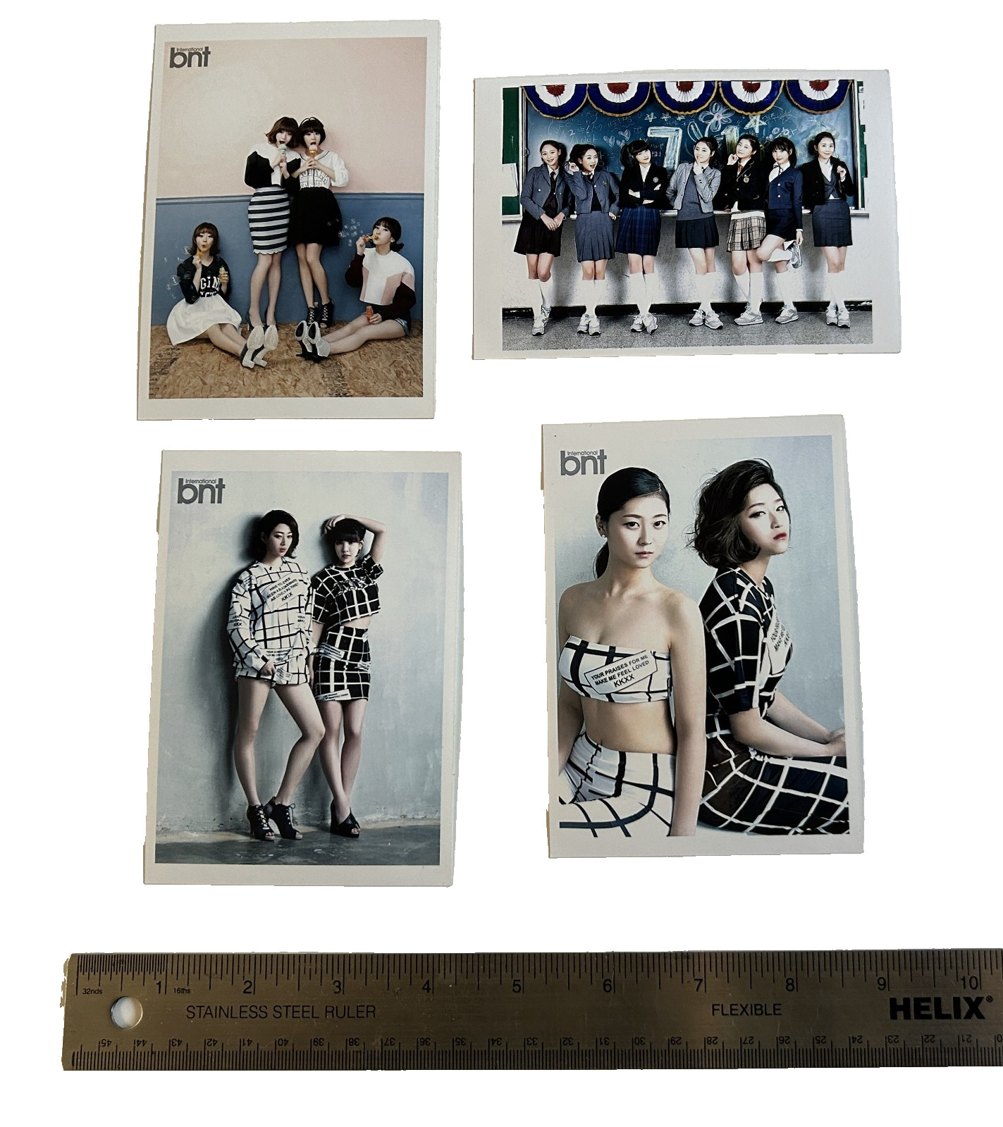 K-POP – FOUR (4) COLOR 5″ X 3.75″ PROMOTIONAL PHOTOGRAPHS – LOT J-2