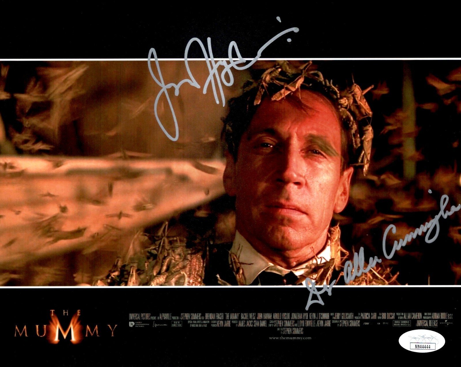JONATHAN HYDE Signed 8×10 THE MUMMY Dr Chamberlain Autograph JSA COA Cert