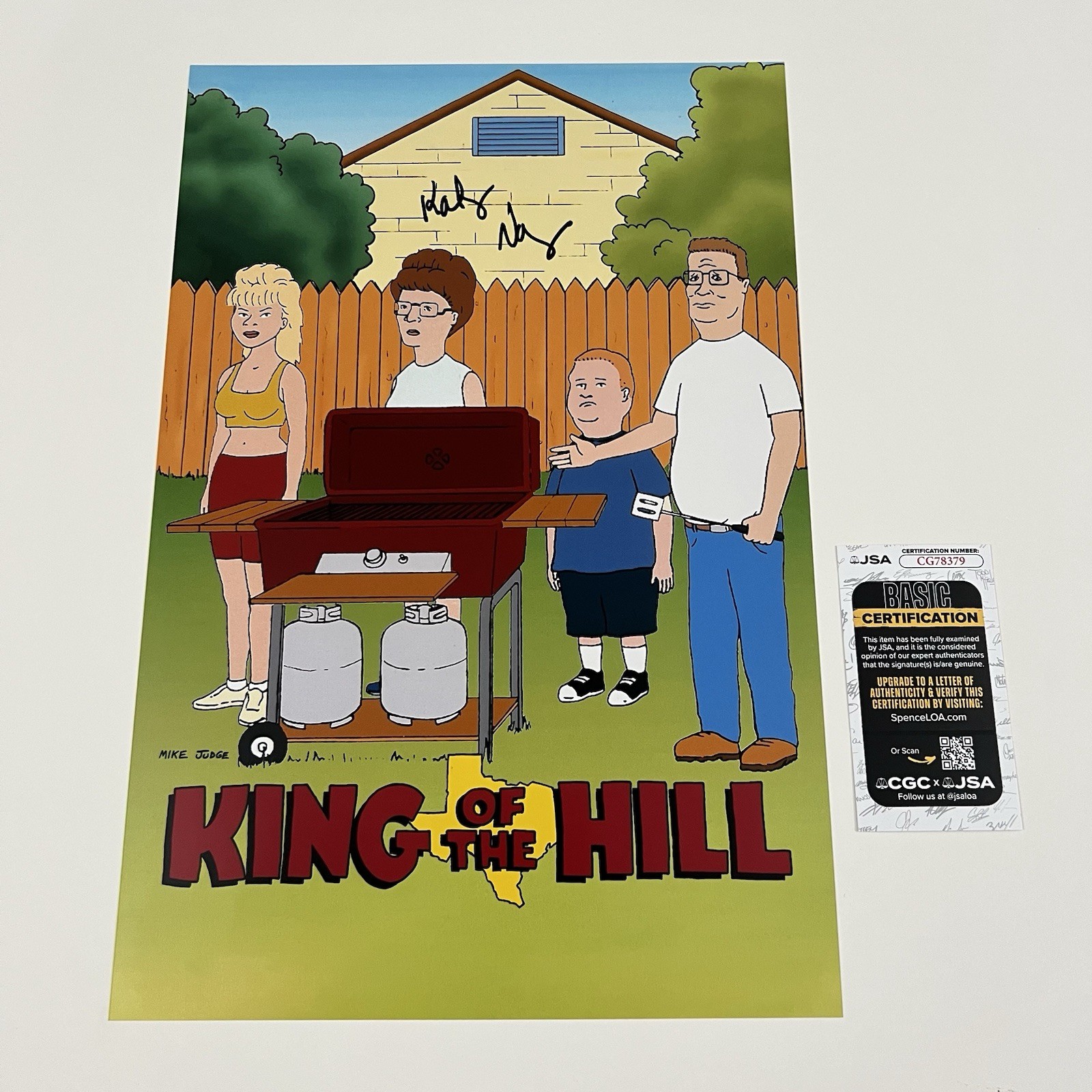 KATHY NAJIMY SIGNED KING OF THE HILL 12×18 PHOTO PEGGY JSA COA