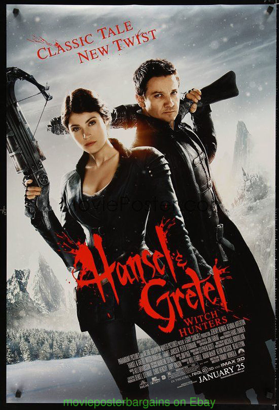 HANSEL AND GRETEL MOVIE POSTER 27×40 DS HORROR FILM