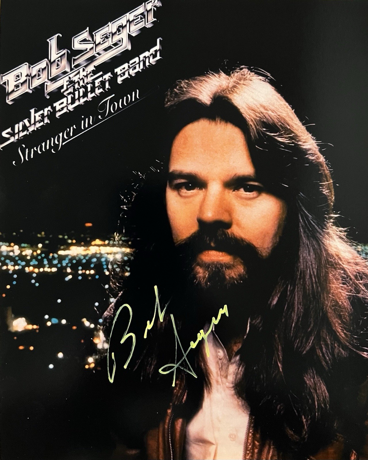 Bob Seger Authentic signed photo With COA Autograph Silver Bullet Band