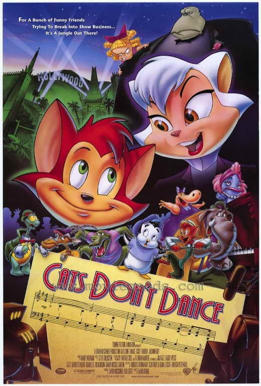 27 x 40 Cats Don’t Dance Movie Poster