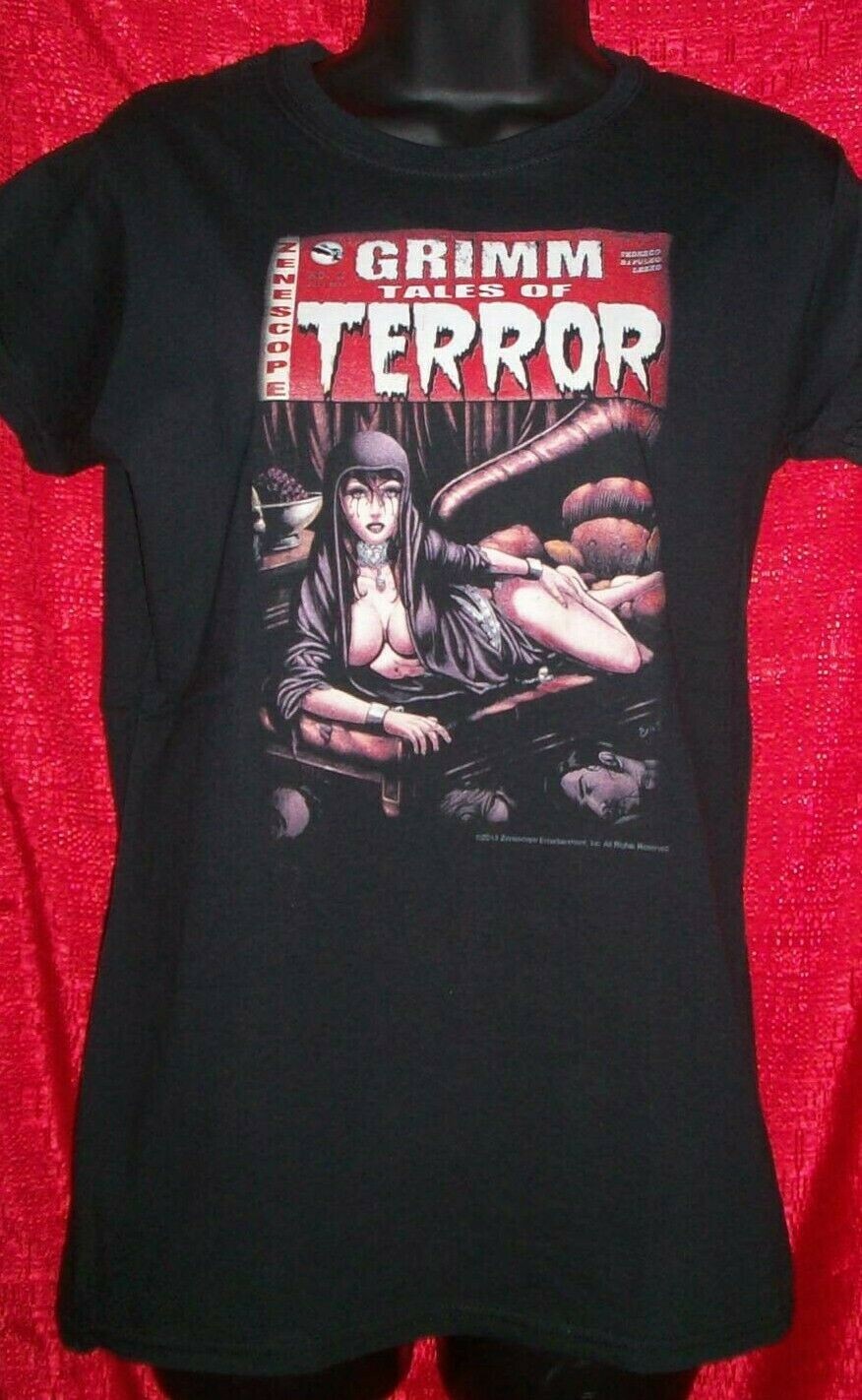 Grimm Tales Of Terror Ladies Juniors Fitted T-shirt, Sizes S, L, XL -new