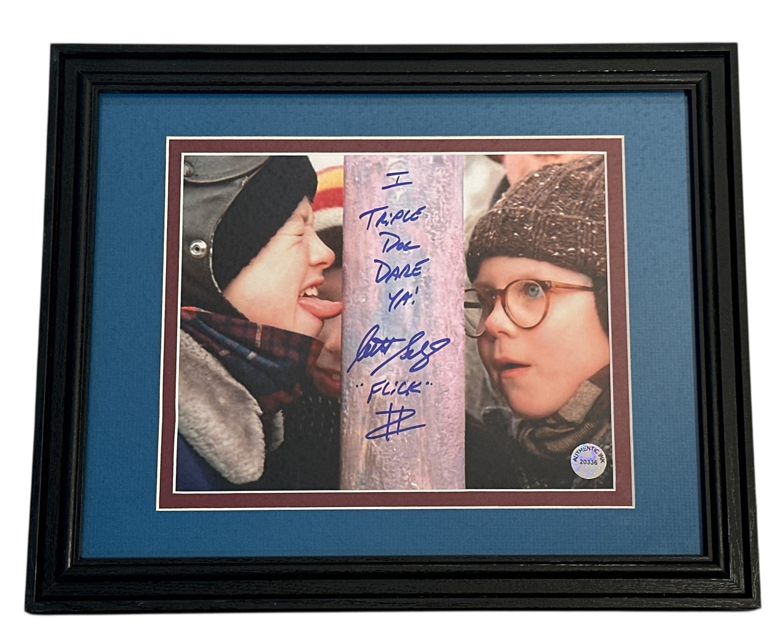 Scott Schwartz Signed A Christmas Story 8×10 Photo Inscribed Flick Authentic Ink