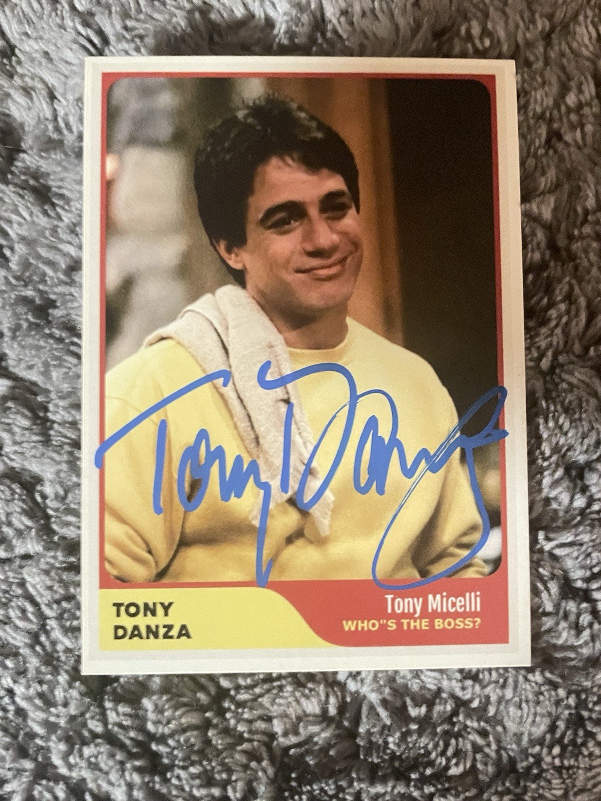 Tony Danza Signed Custom Card- Who’s The Boss