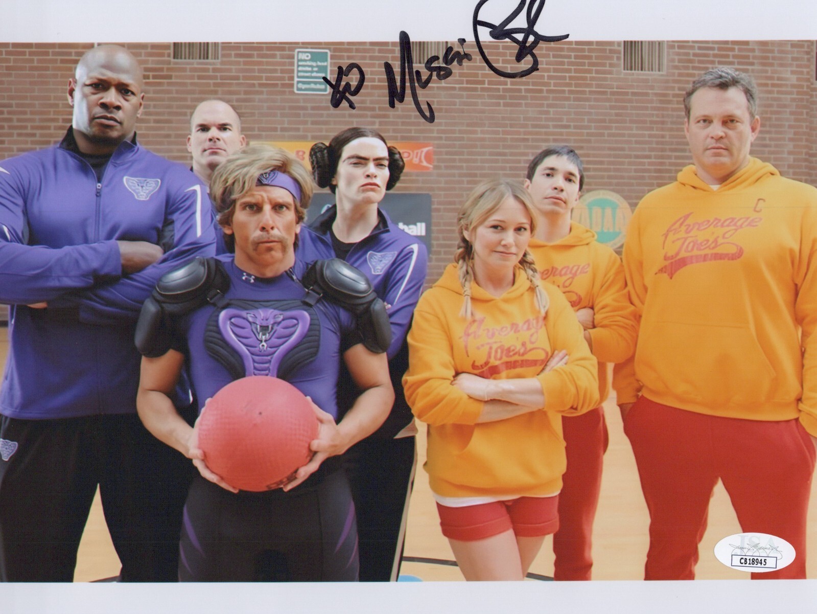 MISSI PYLE Signed PLAY DODGEBALL 8×10 Photo AUTO GRAPH FRAN JSA COA CERT