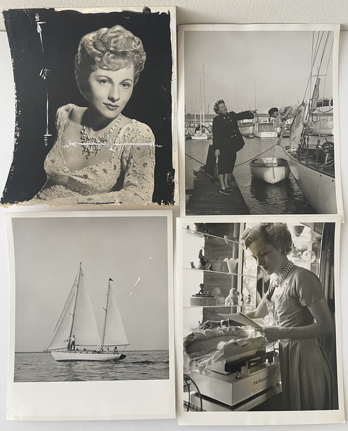 1940s Hollywood Joan Fontaine Baby Candid Press Photo Lot Bob Beerman Bert Parry