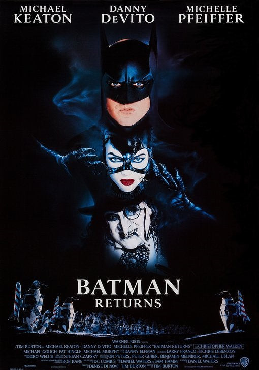 27 Inch x 40 Inch Batman Returns Original Single Sided Poster Rolled