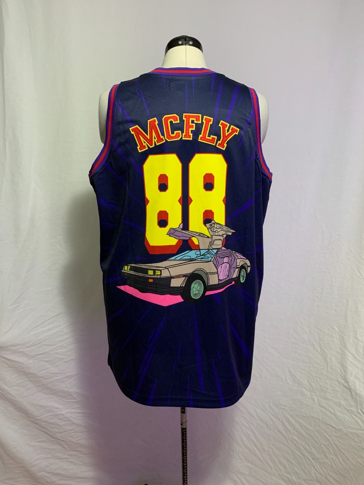 Headgear Classics Jersey Back To The Future Marty McFly Michael J Fox Mens 3XL