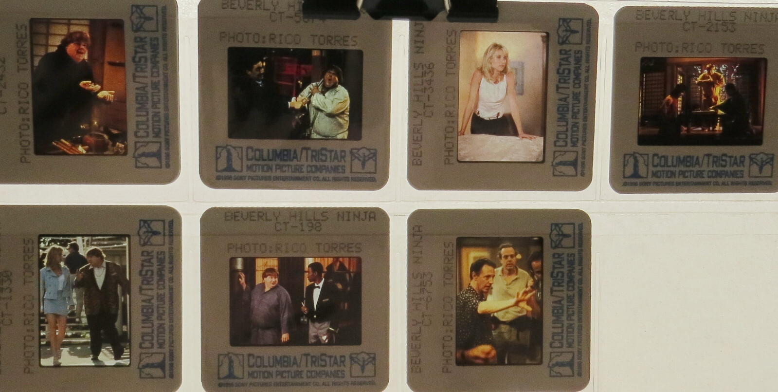 COLOR 35mm Slide BEVERLY HILLS NINJA Chris FARLEY Movie PRESS KIT Photo STILLS