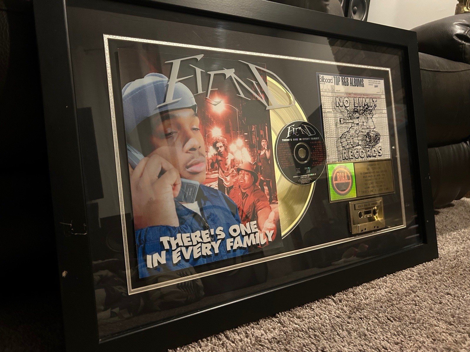 Fiend – There’s One In Every Family (1997) RIAA Gold Plaque No Limit Records