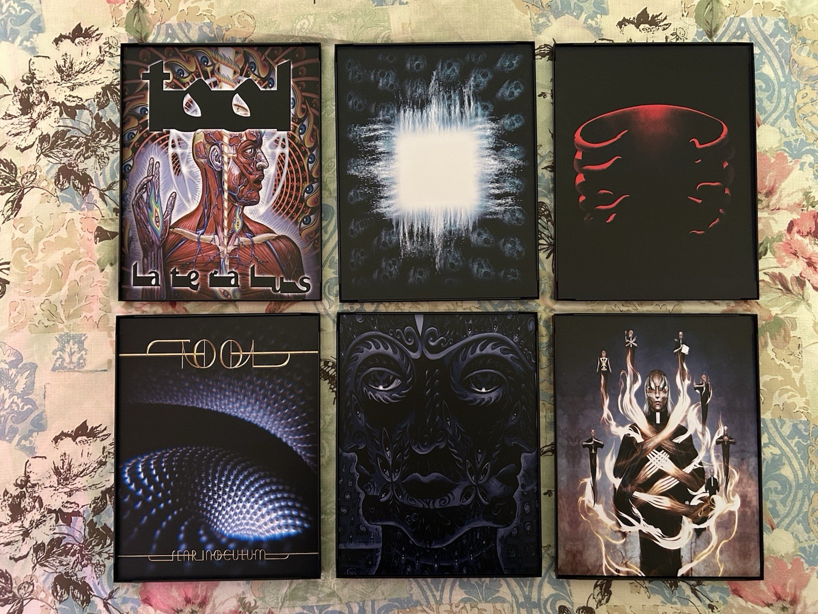 Set Of Six Framed 9×11 Tool Album Art Photos
