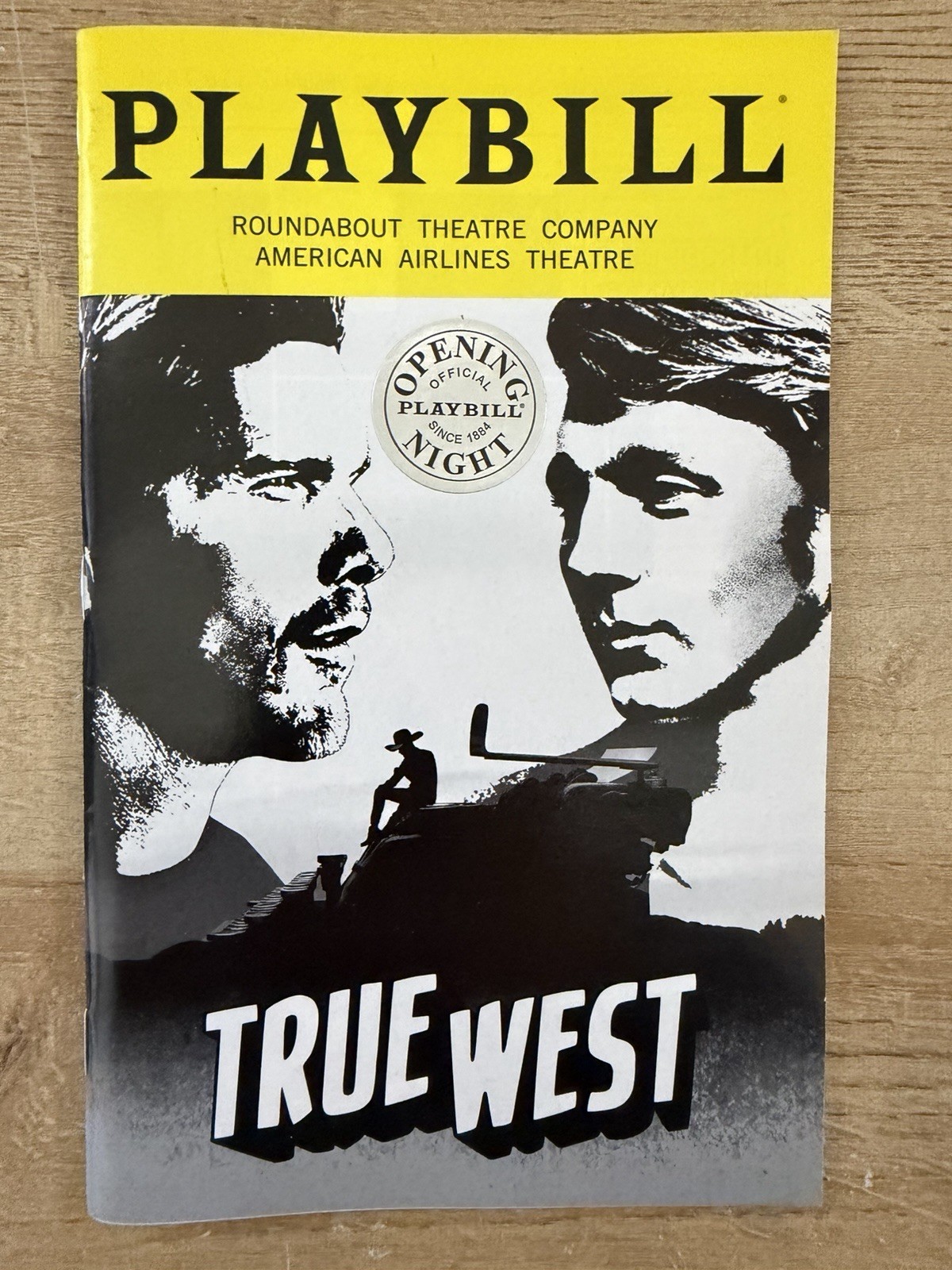 Playbill OPENING NIGHT Program – True West ￼