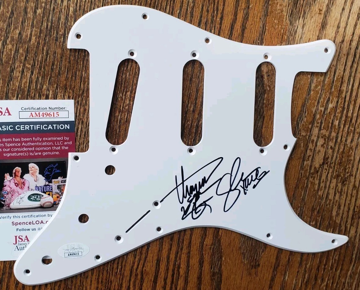 Autographed Thompson Square Strat Guitar Pickguard JSA Signed Music Band Country