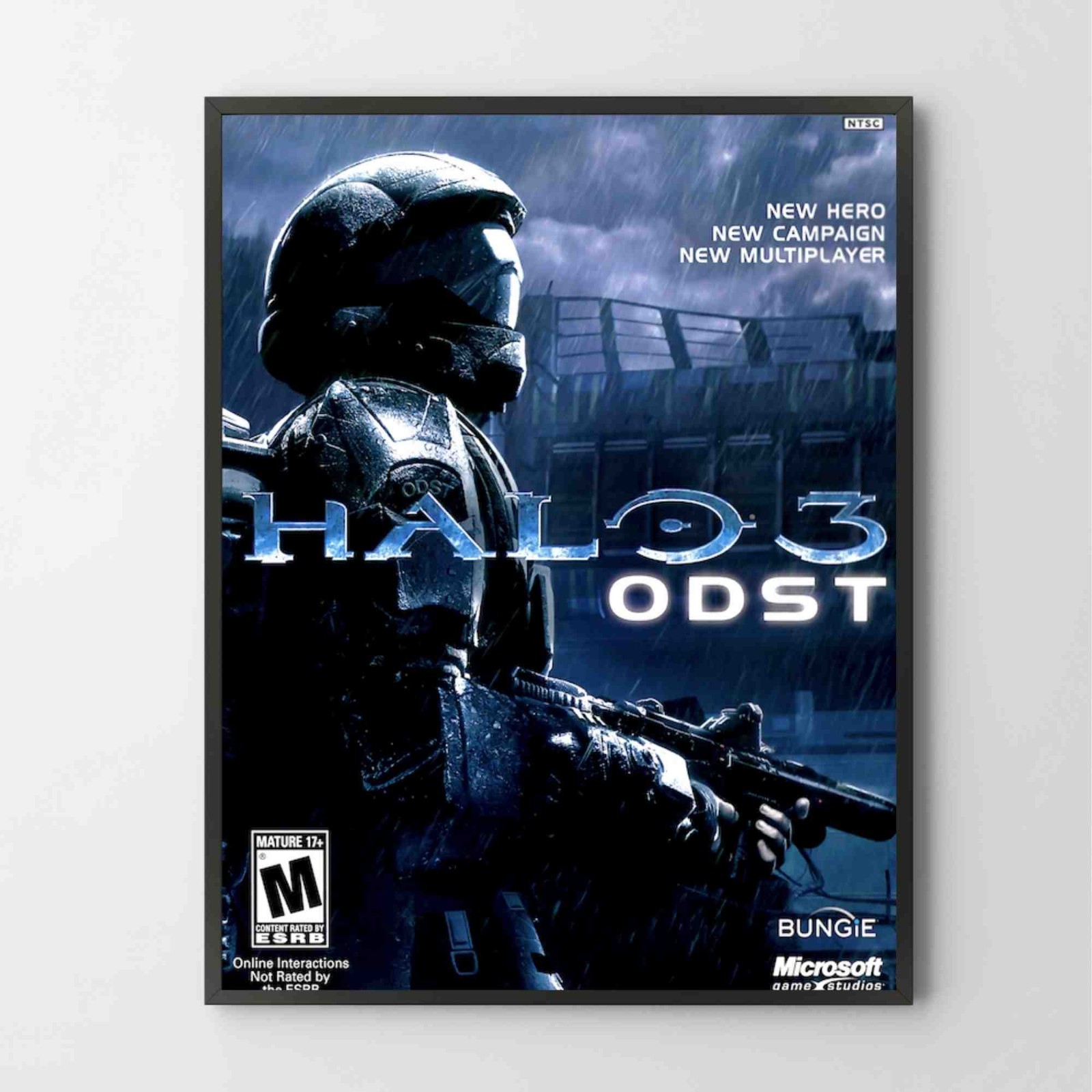Poster Halo 3 ODST XBOX 360 BOX ART Glossy Premium Unframed Poster Print B0115