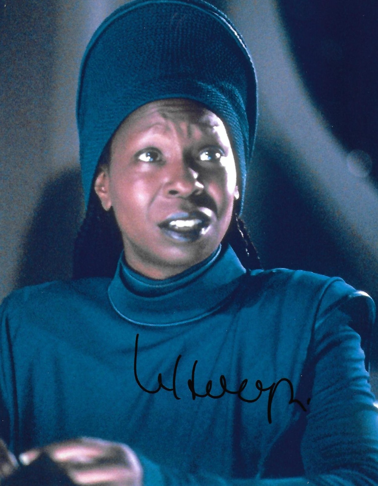 Whoopi Goldberg auto/signed 8×10 photo Ghost Sister Act Movies RARE COA LOOK!