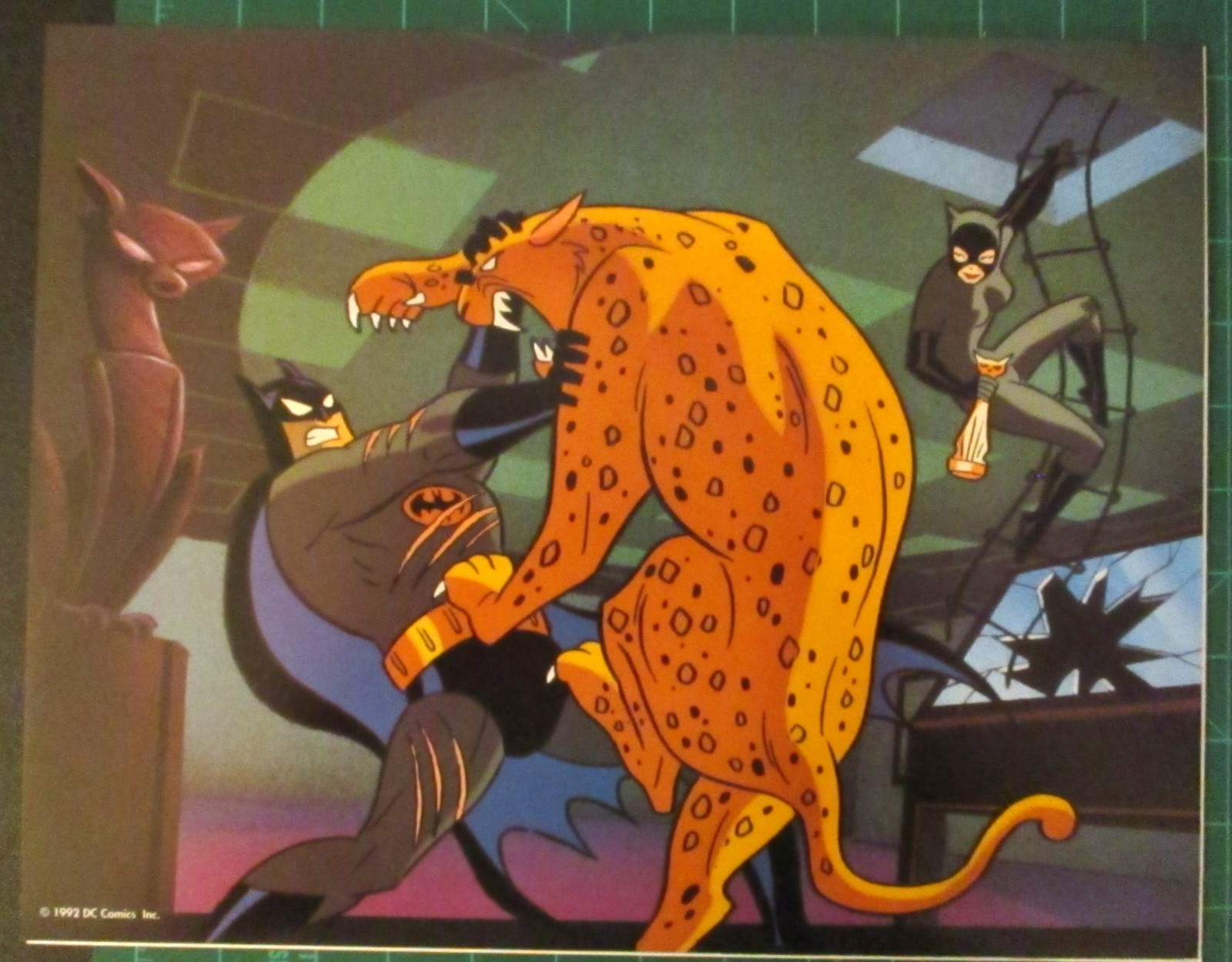 BATMAN ANIMATED SERIES TV CARDS DC COMICS SET CATWOMAN POISON IVY ROBIN MANBAT