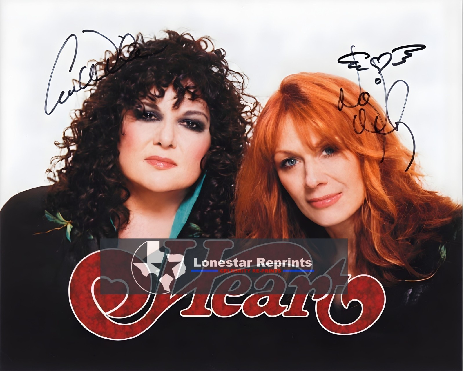 Ann & Nancy Wilson Heart Signed 8×10 Reprint