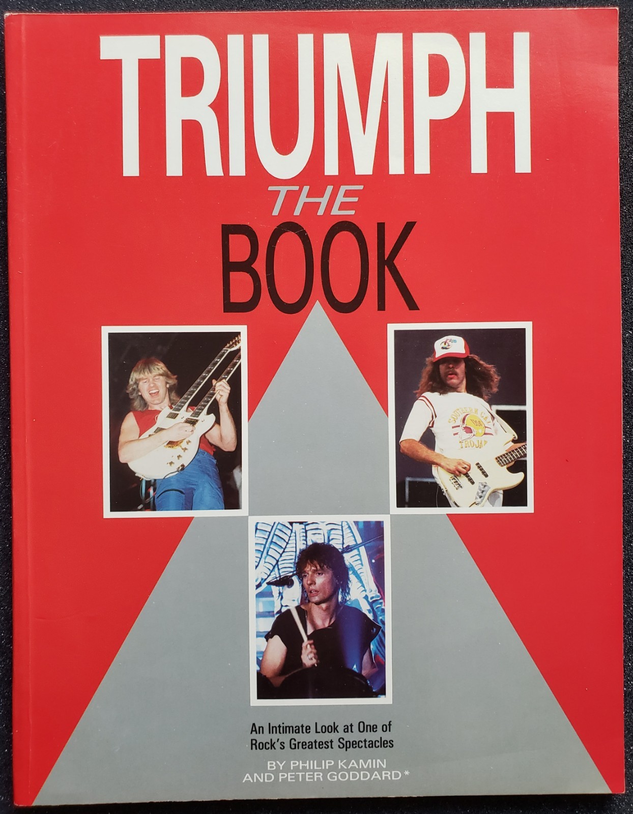 Vintage TRIUMPH The Book PB 1986 & Thunder Seven Tour Program 1985