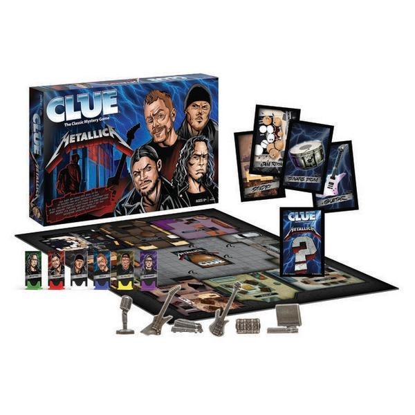 Metallica Board Game USAopoly World Tour & Clue NIB Brand New Factory Sealed