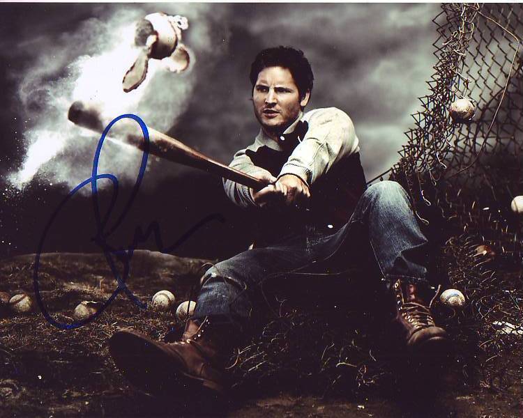 Peter Facinelli Signed Autographed 8×10 Twilight Vampire Baseball Photograph
