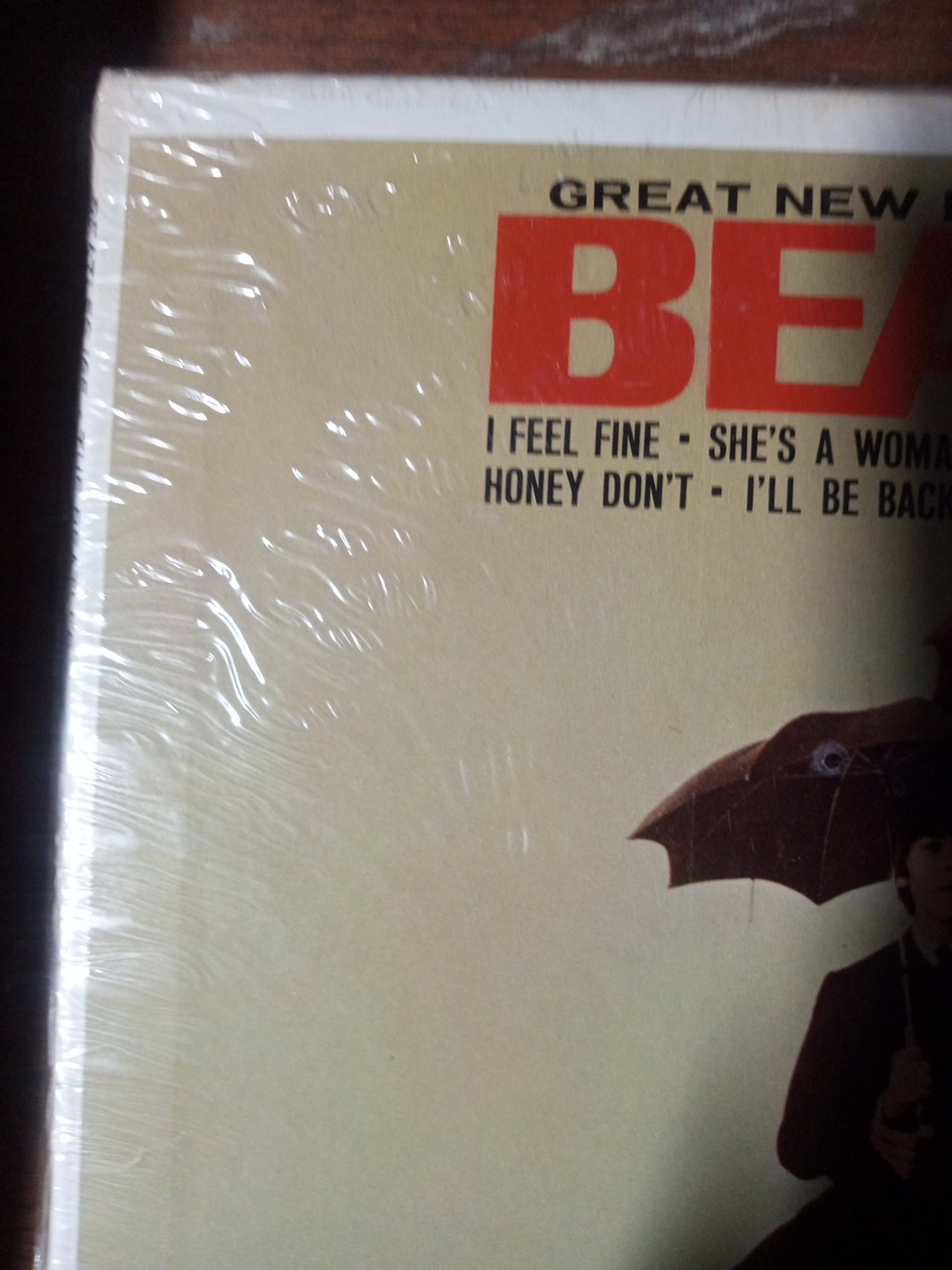 THE BEATLES 65 2 LPS T-2228 1 WITH FULL SHRINK OTHER ONE GOOD+ C ALL LISTED