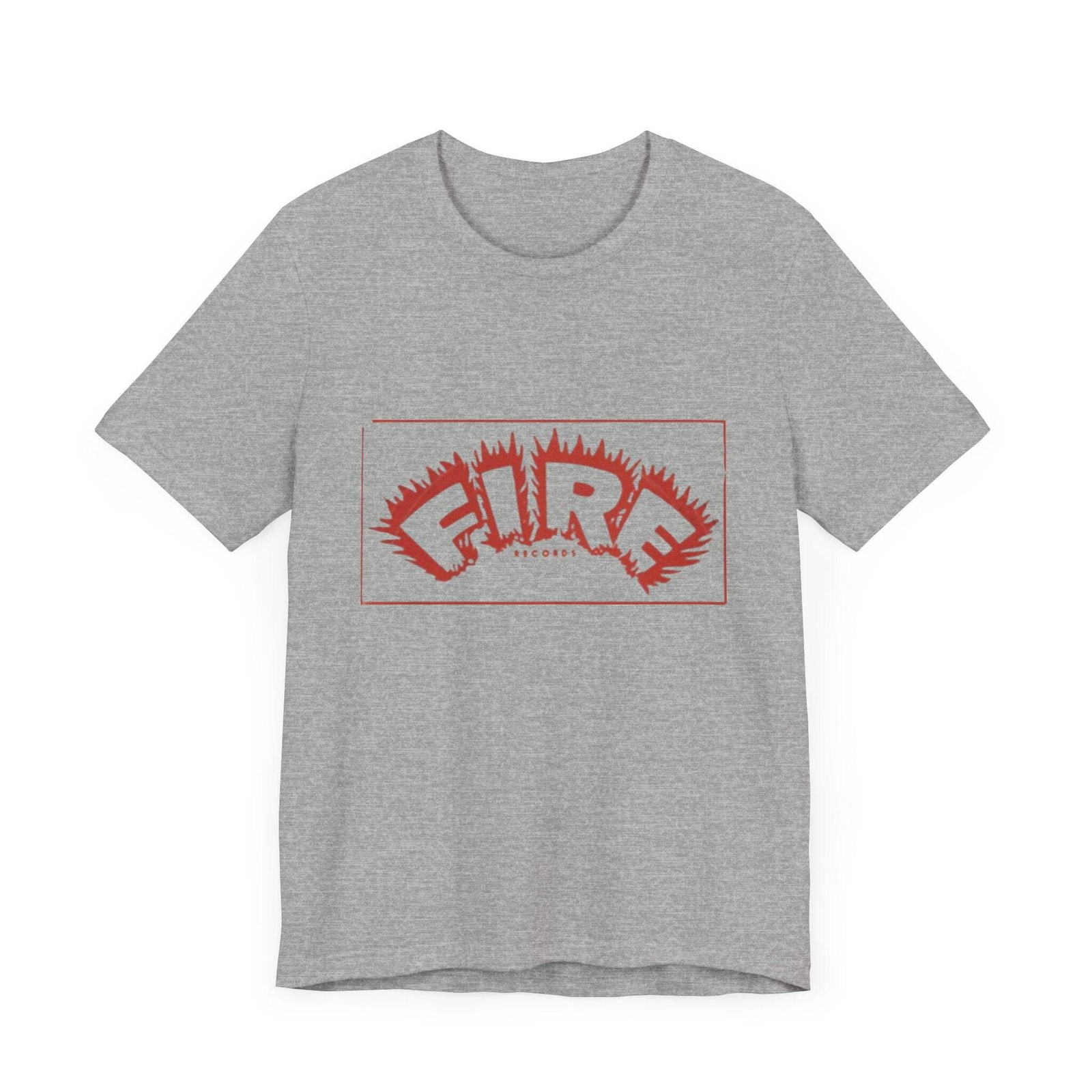 Vintage Fire Records Label Logo Unisex Jersey Short Sleeve T-Shirt