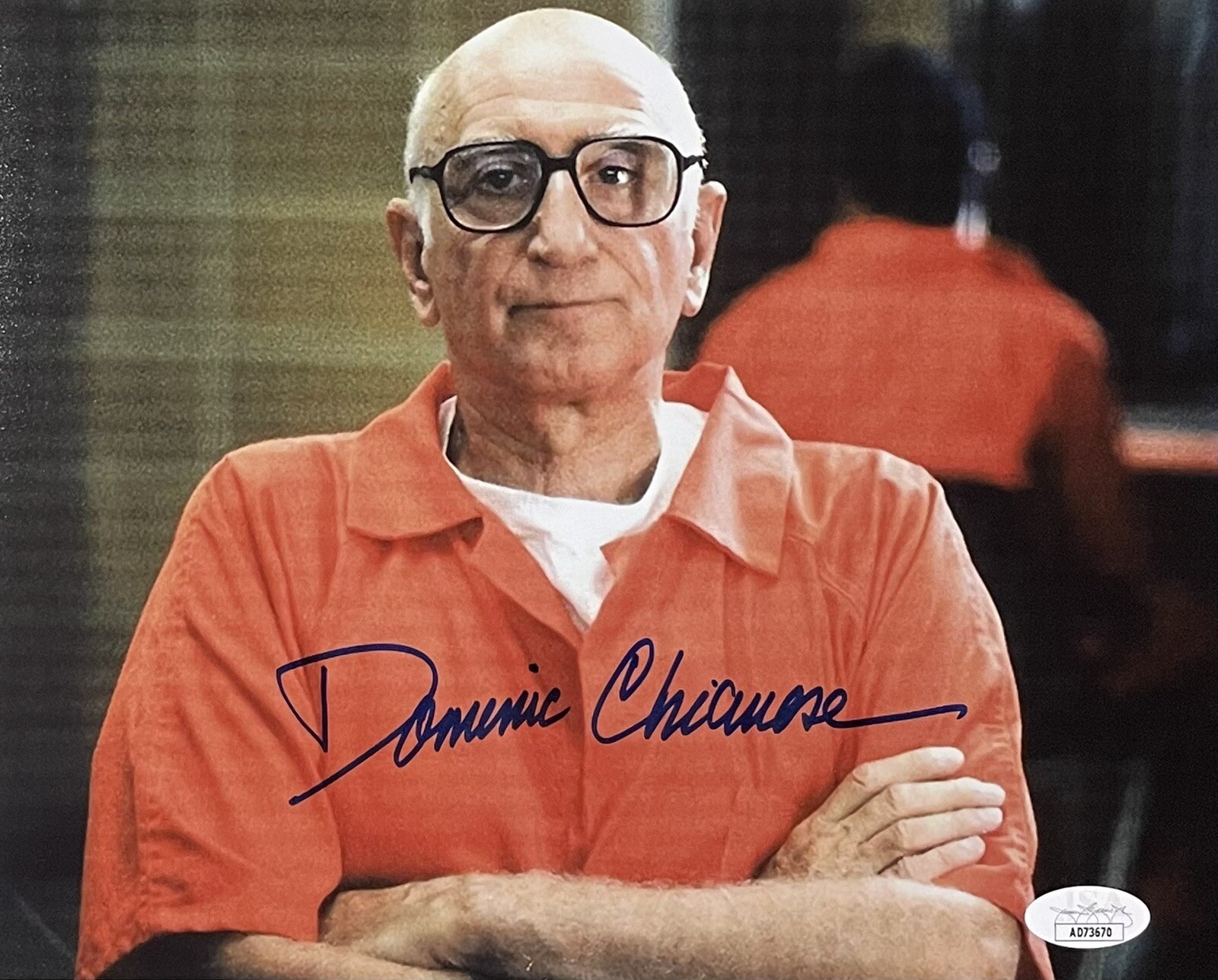 Dominic Chianese “The Sopranos” Uncle Junior Autographed 8×10 Pose #7 JSA