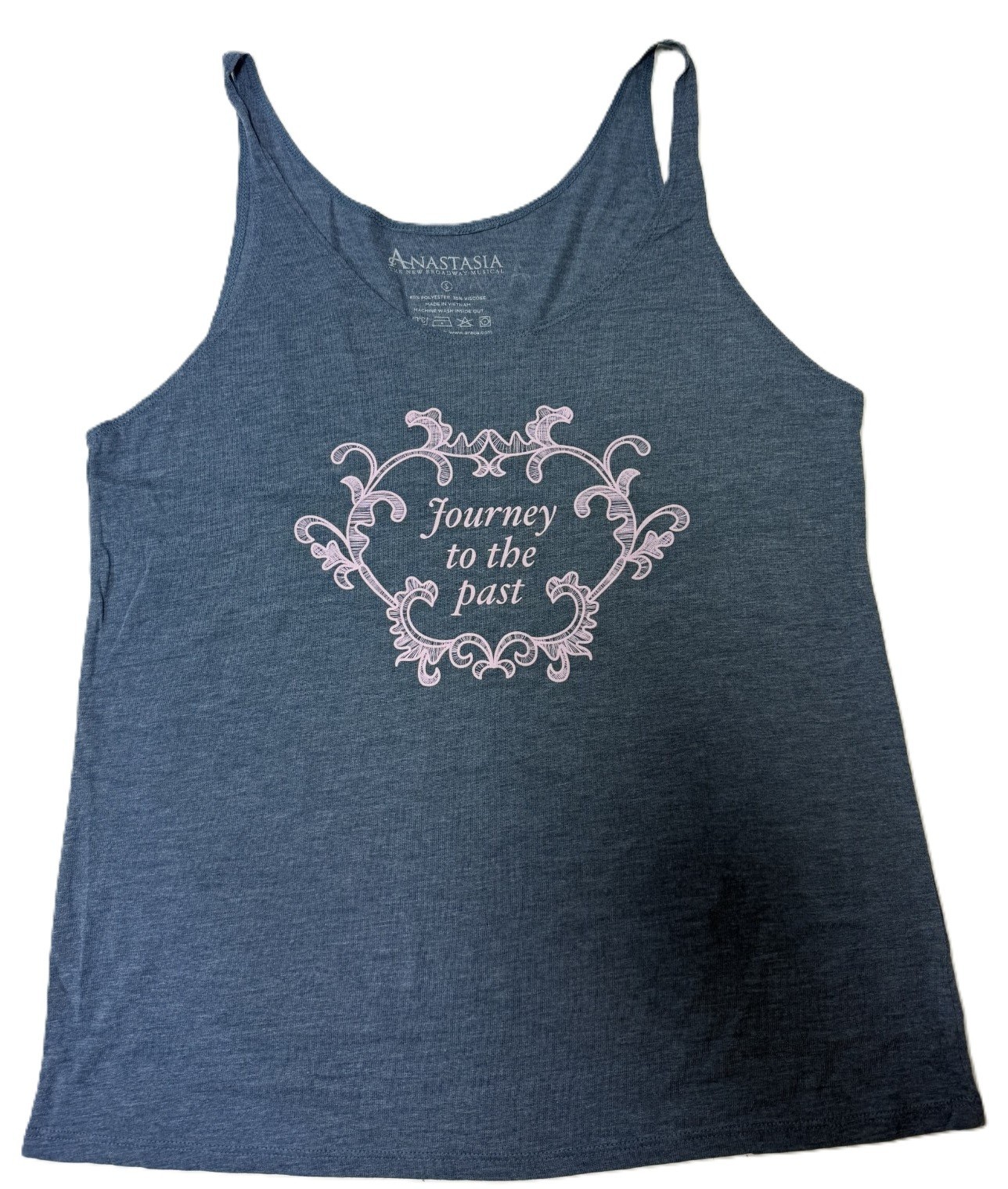 ANASTASIA The Musical BROADWAY +WOMEN’S JOURNEY TEAL TANK TEE T-SHIRT + NEW +