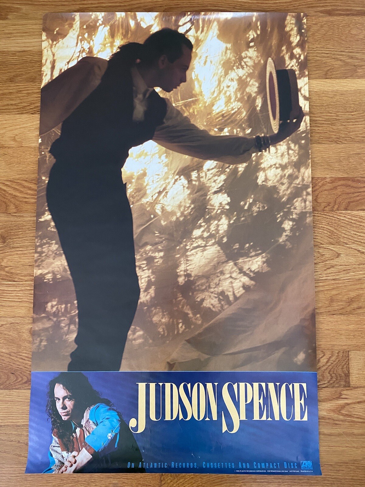JUDSON SPENCE – original 1988 Atlantic promotional poster, 1988, 18×30 Unhung