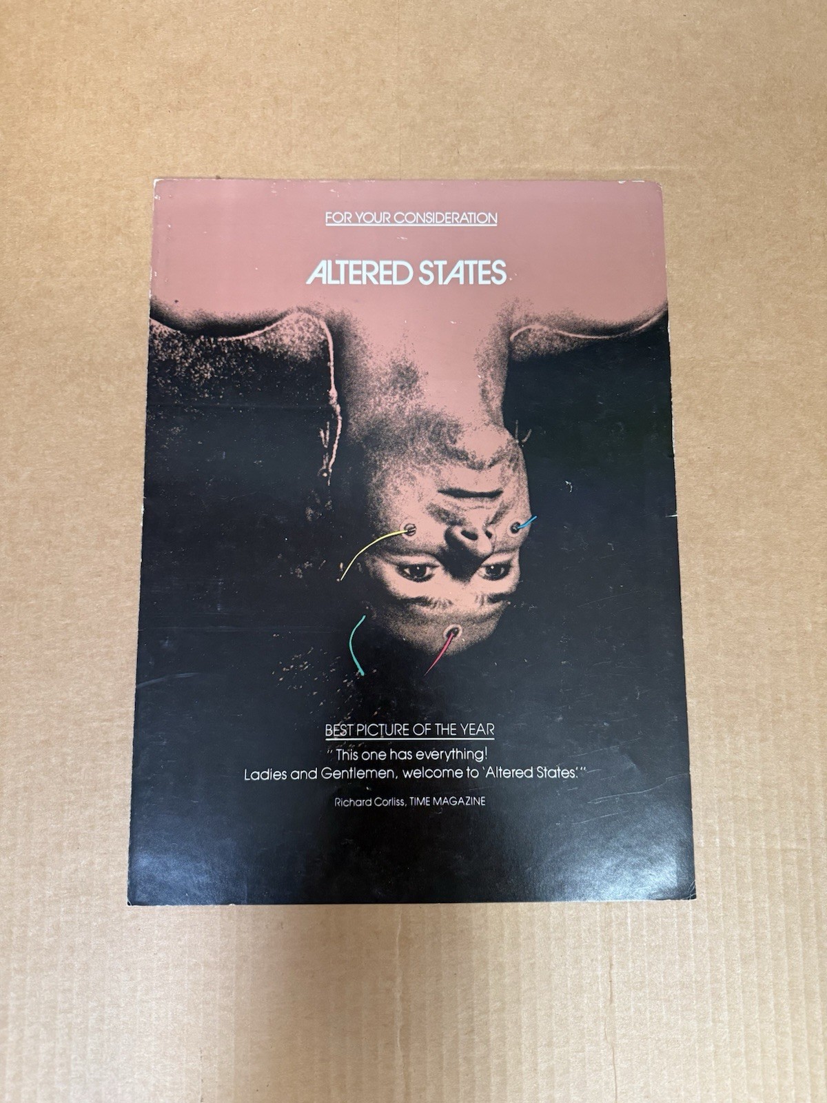 Altered States Movie Poster Promo Pamphlet Best Picture Consideration 22×15