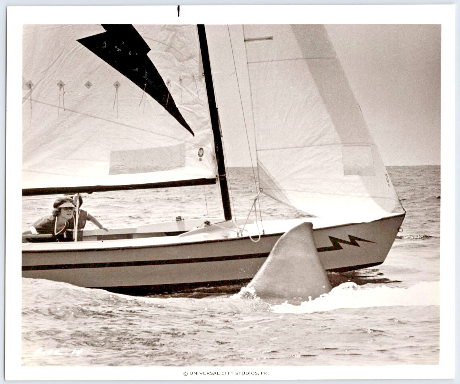 Roy Scheider, Lorraine Gary, Murray Hamilton, Jaws 2 8″x10″, Vintage Photo(1978)