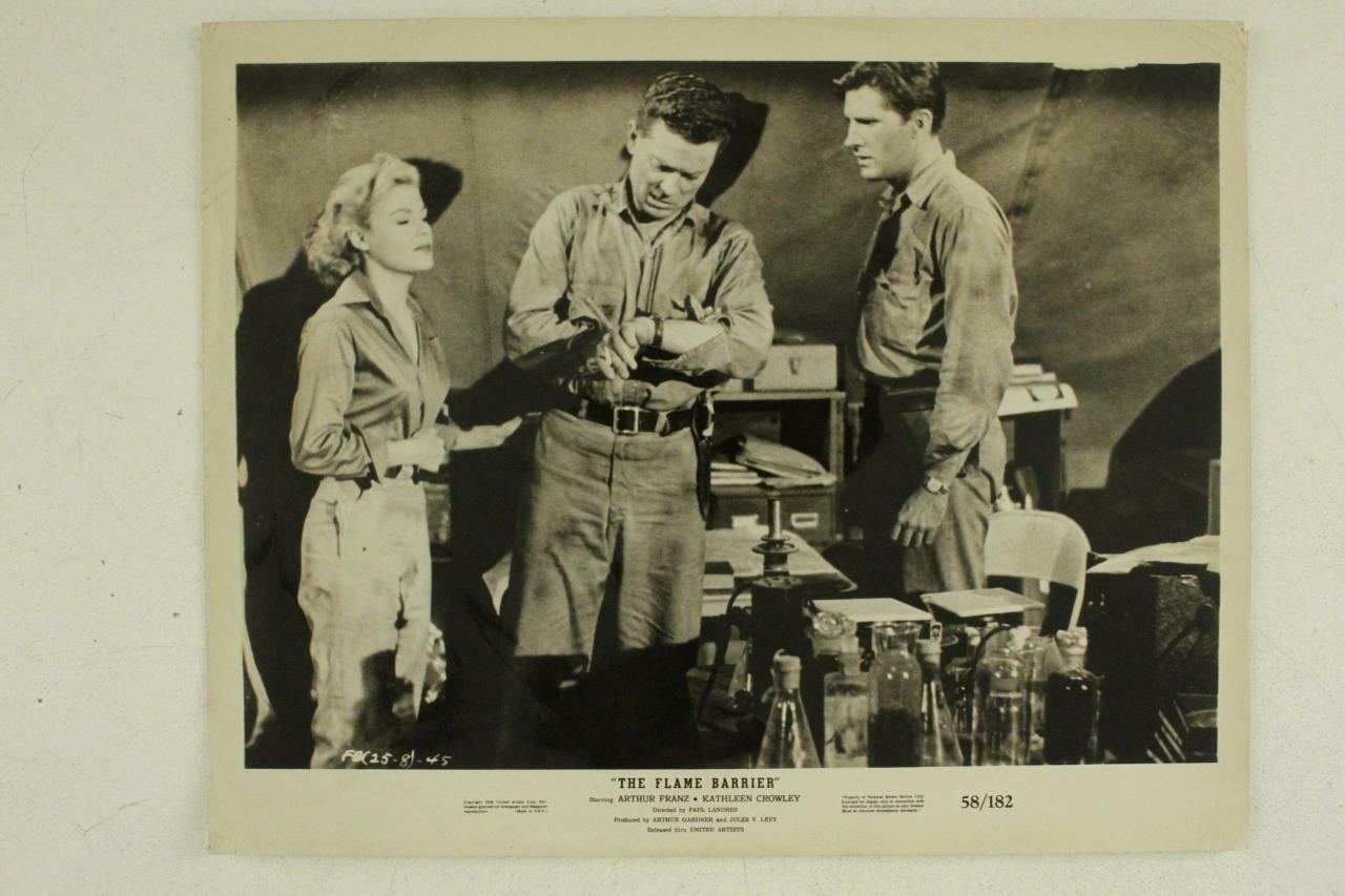 Vintage Hollywood Movie Promo Photo THE FLAME BARRIER 1958 Jungle Adventure