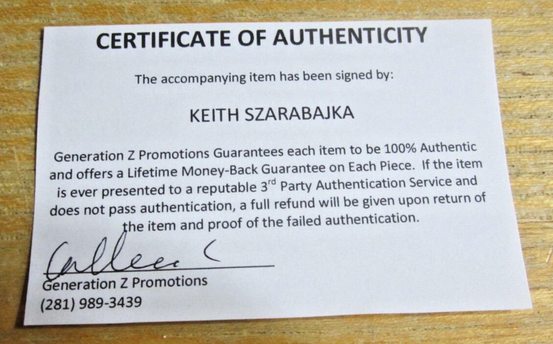 Keith Szarabajka Actor Autographed Signed 8.5X11 Photo “Angel” Daniel Holtz