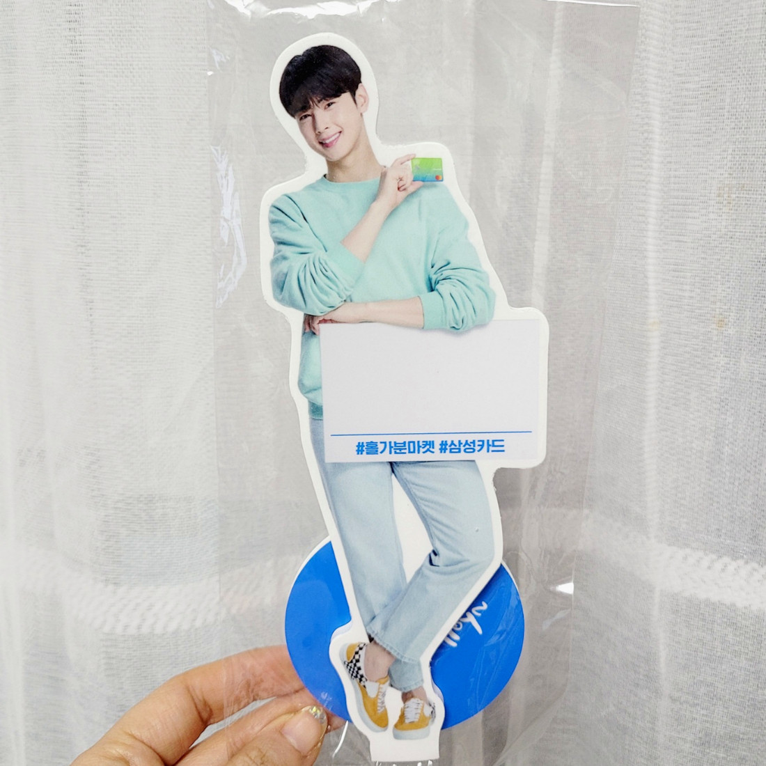 Cha Eunwoo Samsung Card Promotion Official Mini Stand Korea Limited Edition Rare
