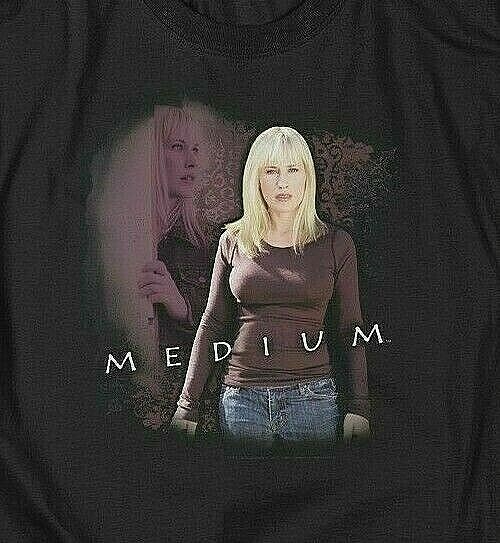 “Medium” TV Show, Patrica Arquette Mens Unisex T-Shirt, Choice Sm to 5x -new