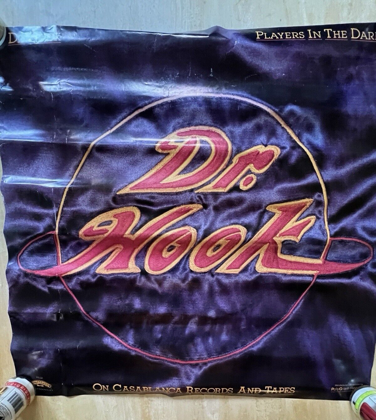 Rare Dr Hook – Players In The Dark In Store Promo Poster PB426 24″ X 24″