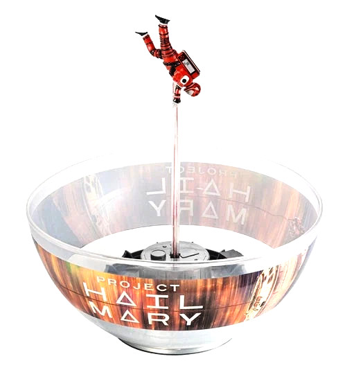Project Hail Mary Light-Up Popcorn Bowl Limited Edition Collectible New/Sealed