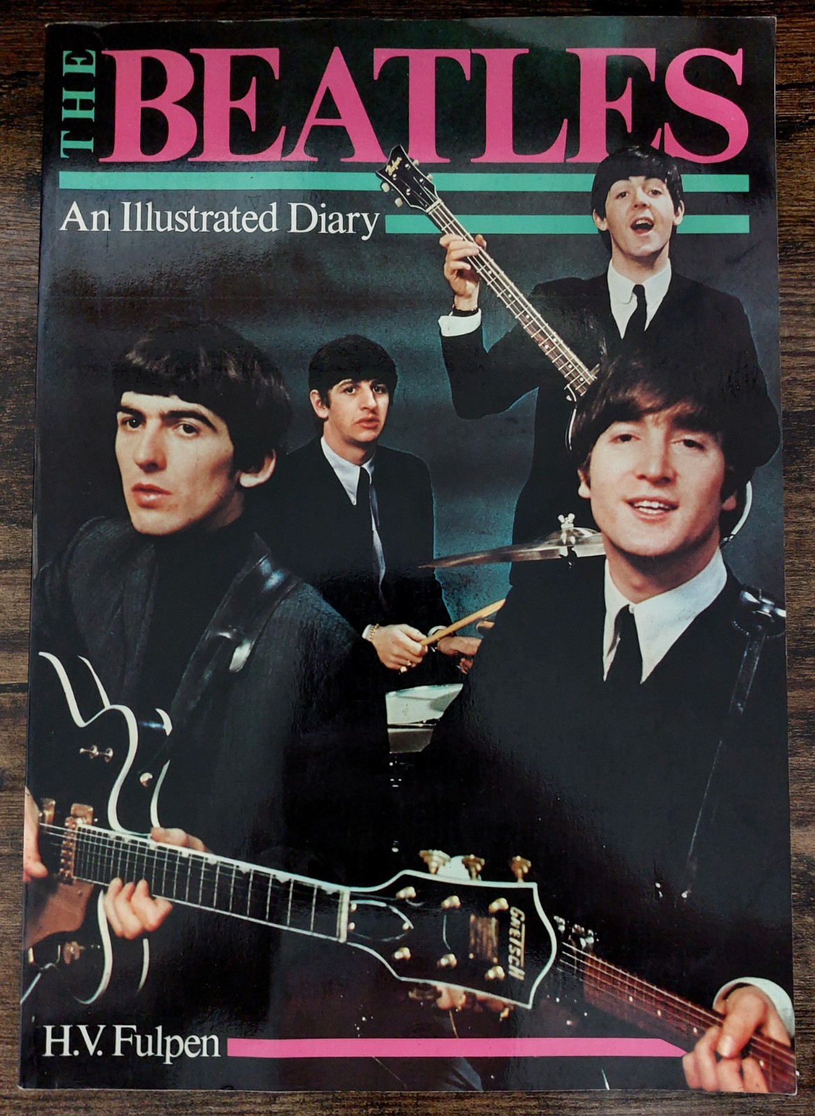 The Beatles “An Illustrated Diary” Vintage Soft Cover Book *Read Description*