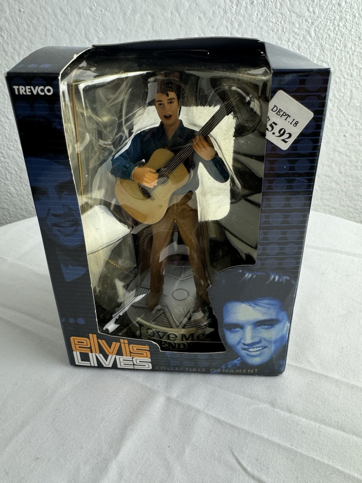 Vintage Trevco Elvis Presley Memorabilia Collectable Ornament Figure 5”