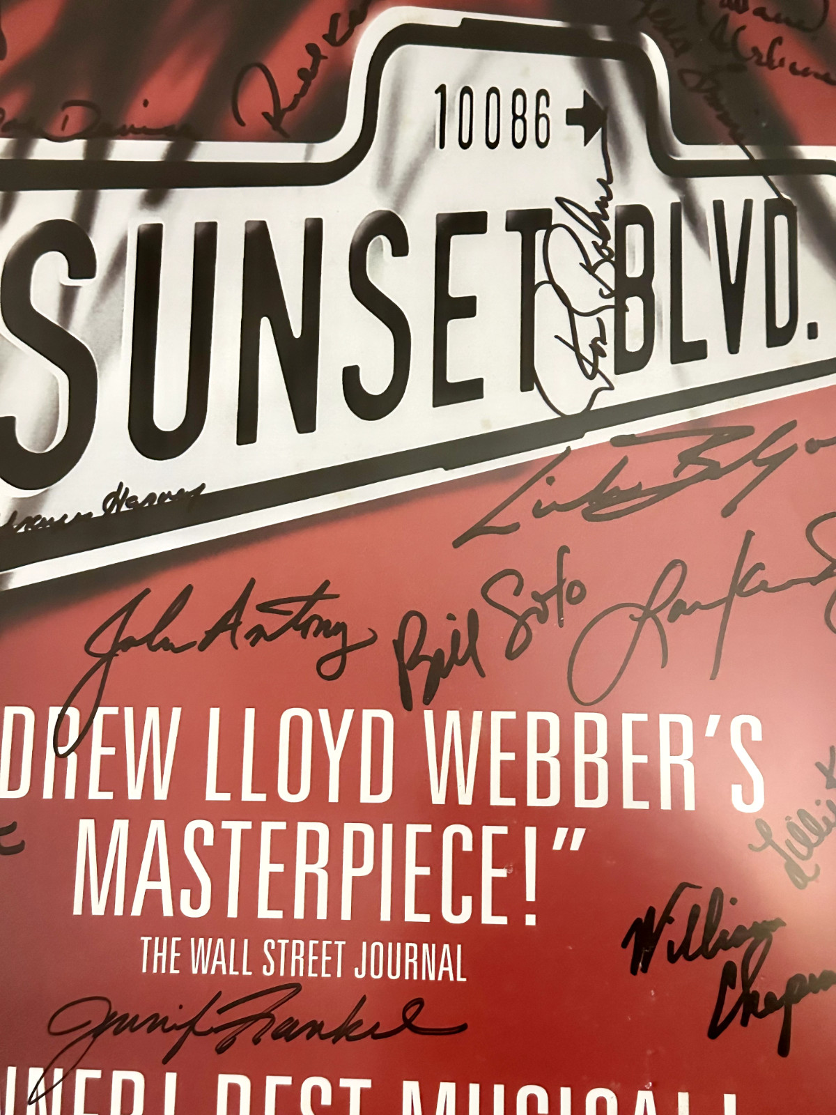 Rare Andrew Lloyd Webber’s Sunset Boulevard Theater Poster 1996 Size 14×22 In.
