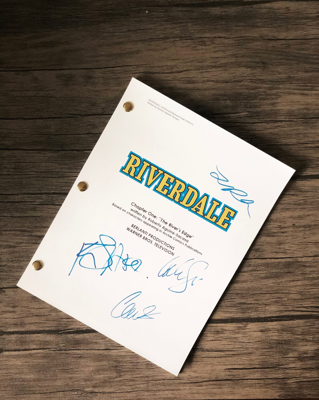 Riverdale, Signed Script, Cole Sprouse