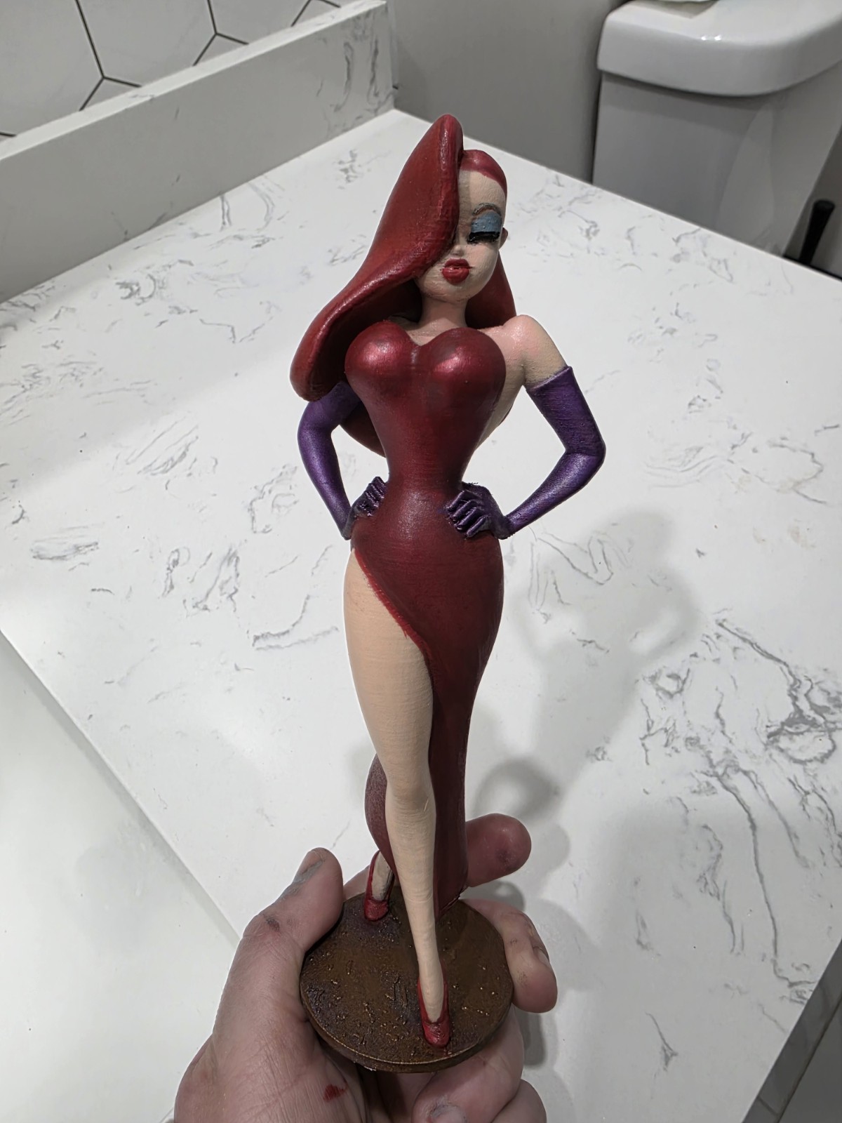 Roger Rabbit’s Jessica Rabbit figurine cult classic movie memorabilia