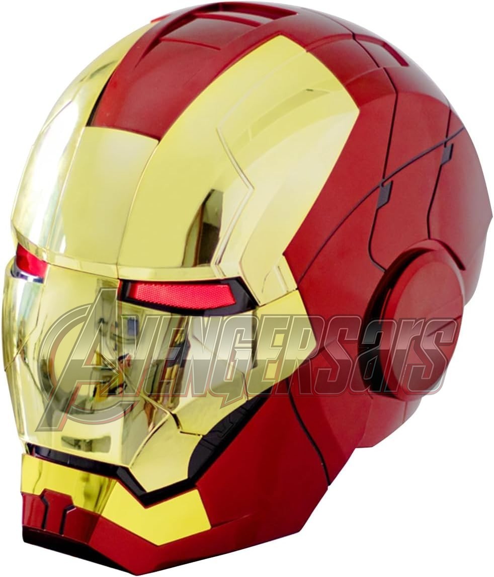 AUTOKING Iron Man MK5 Helmet Voice-control Mask for Kids Children’s Day Gift US