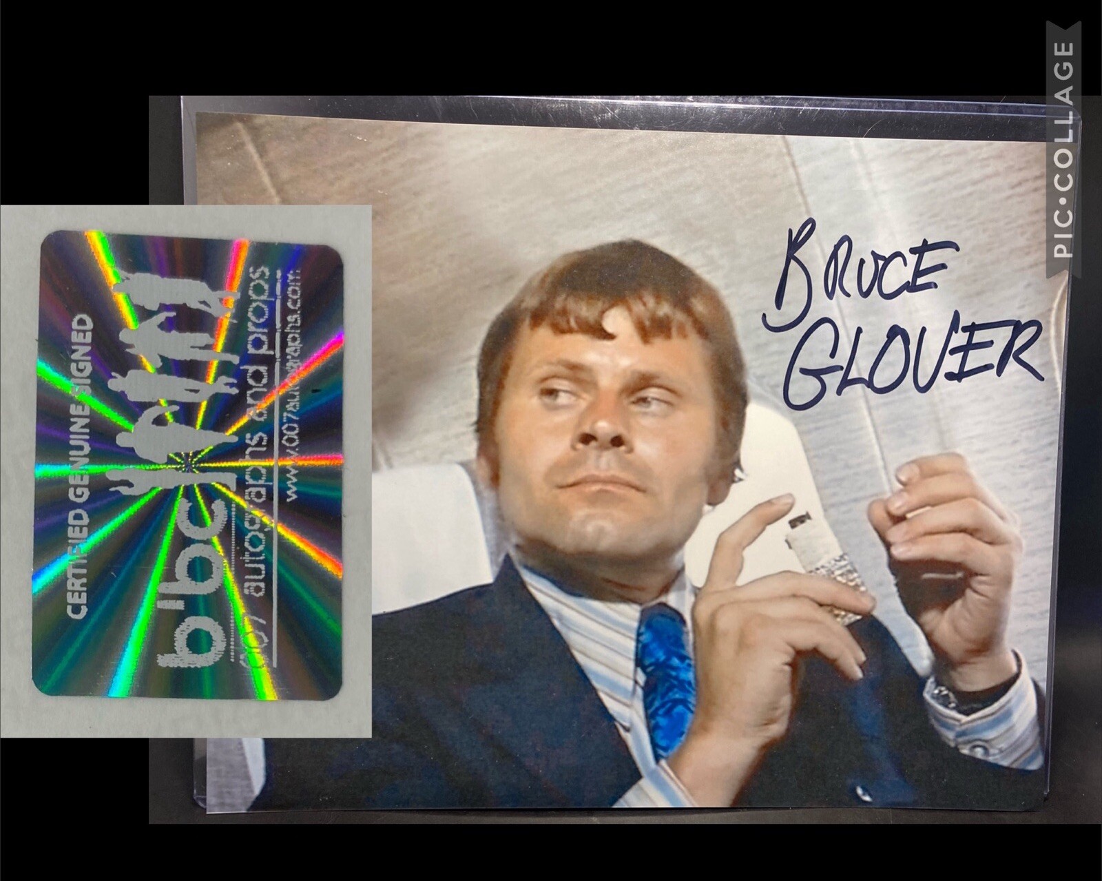 BRUCE GLOVER SIGNED JAMES BOND ‘MR. WINT’ 8×10, B’BC CERTIFIED GENUINE