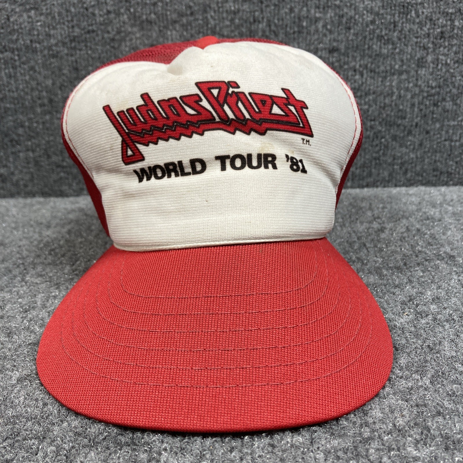 Judas Priest World Tour 1981 Tour Trucker Hat