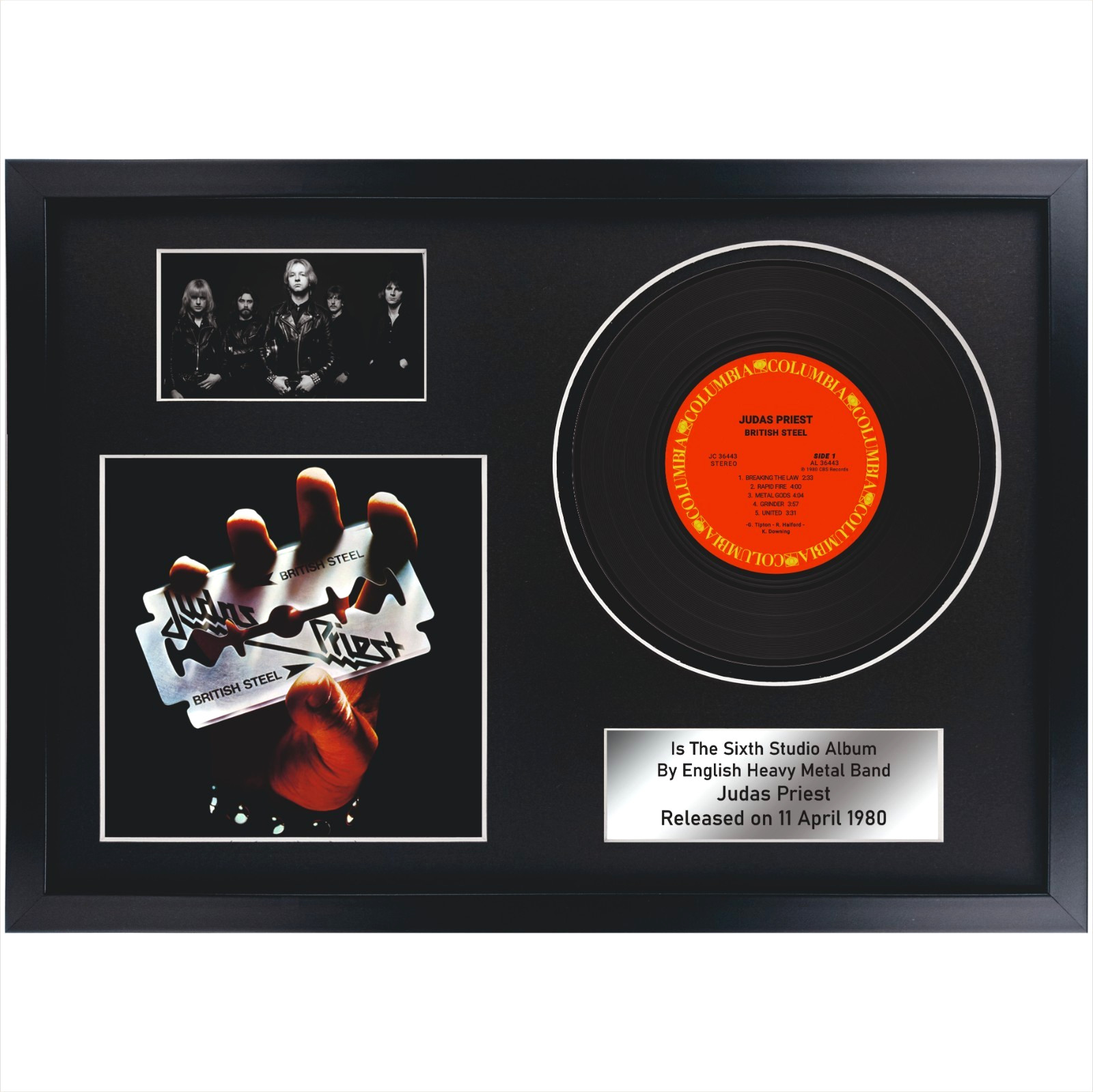 Judas Priest – Screaming for Vengeance / Memorabilia/LP/ Souvenir in black frame