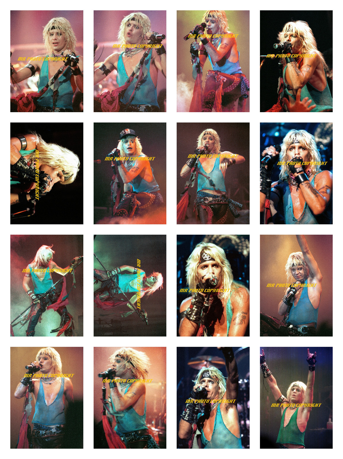 $1 -4×6 in photo (s) BUY 1,2.OR ALL MOTLEY CRUE VINCE NEIL NIKKI SIXX TOMMY r